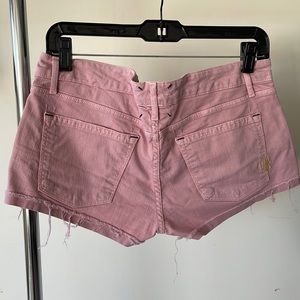 Rich and skinny Jean shorts Pink